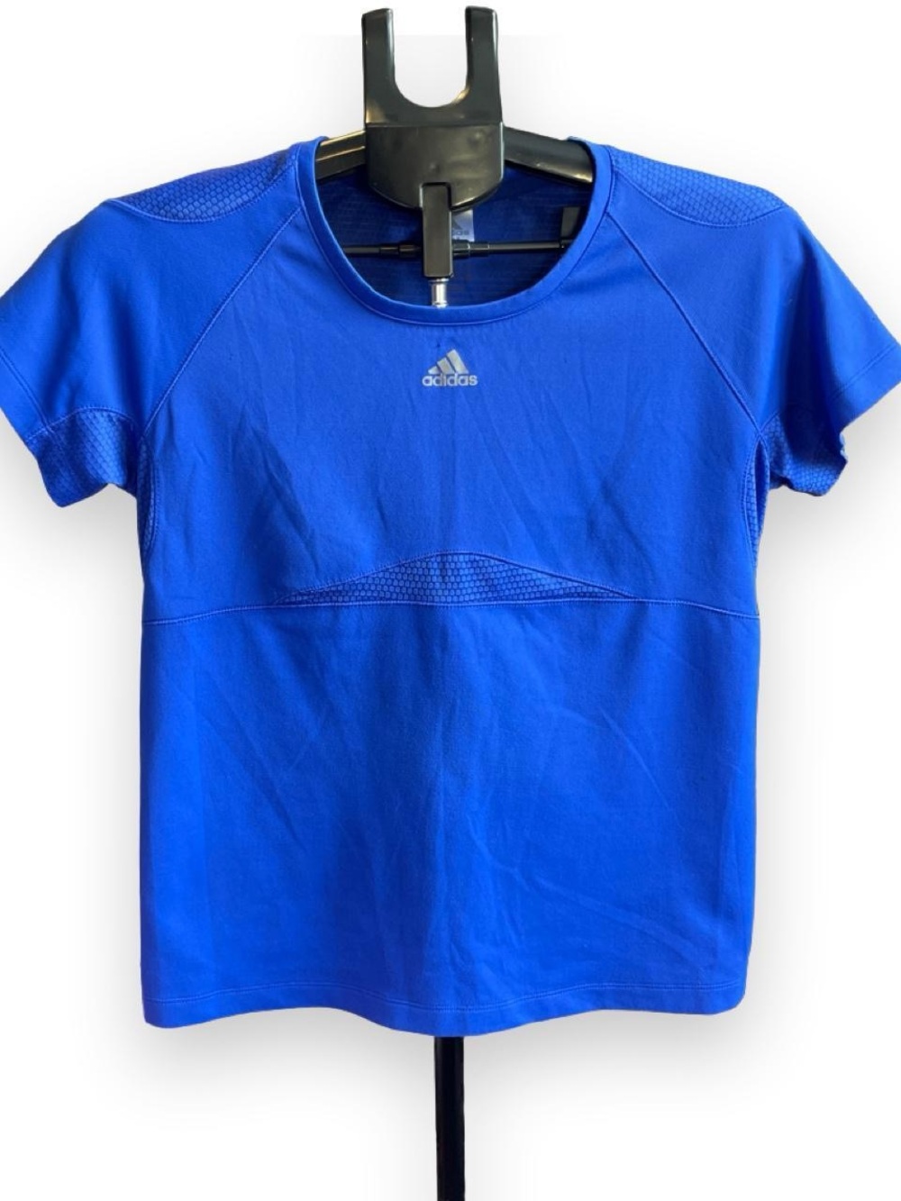 adidas Women’s Short Sleeve Athletic Tee in Blue